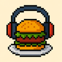 icon_food_headphones_pixel_art icon preview