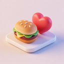 icon_food_heart_3d_isometric icon preview