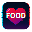 icon_food_heart_digital_glitch icon preview