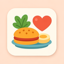 icon_food_heart_flat_pastel icon preview