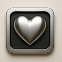 icon_food_heart_metallic icon preview
