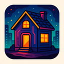 icon_food_house_cyberpunk icon preview