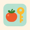 icon_food_key_flat_pastel icon preview