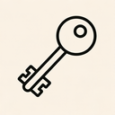 icon_food_key_minimal_outline icon preview