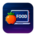 icon_food_laptop_digital_glitch icon preview