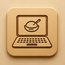 icon_food_laptop_embossed icon preview