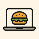 icon_food_laptop_geometric icon preview