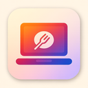 icon_food_laptop_gradient icon preview