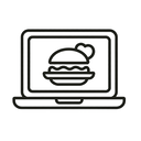 icon_food_laptop_line_art icon preview