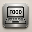 icon_food_laptop_metallic icon preview