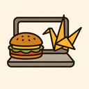 icon_food_laptop_origami icon preview