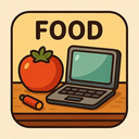 icon_food_laptop_retro icon preview