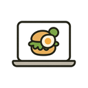 icon_food_laptop_simplified icon preview