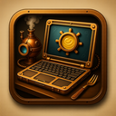 icon_food_laptop_steampunk icon preview