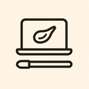 icon_food_laptop_thin icon preview
