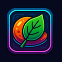 icon_food_leaf_cyberpunk icon preview