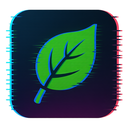 icon_food_leaf_digital_glitch icon preview