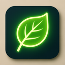 icon_food_leaf_glow_effect icon preview
