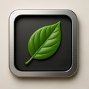 icon_food_leaf_metallic icon preview