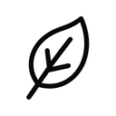 icon_food_leaf_monochrome icon preview