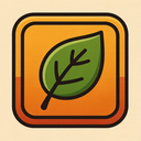 icon_food_leaf_retro icon preview