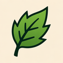 icon_food_leaf_sharp_edges icon preview