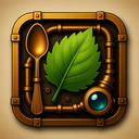 icon_food_leaf_steampunk icon preview