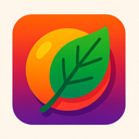 icon_food_leaf_vibrant_colors icon preview