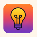 icon_food_light_bulb_gradient icon preview