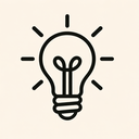 icon_food_light_bulb_minimal_outline icon preview