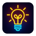 icon_food_light_bulb_neon icon preview