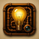 icon_food_light_bulb_steampunk icon preview
