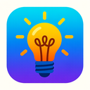 icon_food_light_bulb_vibrant_colors icon preview