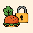 icon_food_lock_vector icon preview