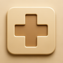 icon_food_medical_cross_embossed icon preview
