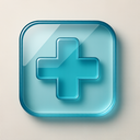 icon_food_medical_cross_glassy icon preview