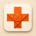 icon_food_medical_cross_origami icon preview