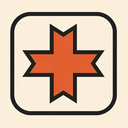 icon_food_medical_cross_sharp_edges icon preview