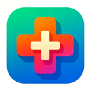 icon_food_medical_cross_vibrant_colors icon preview