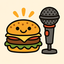 icon_food_microphone_cartoon icon preview