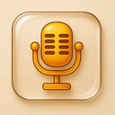 icon_food_microphone_glassy icon preview