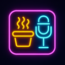 icon_food_microphone_neon icon preview