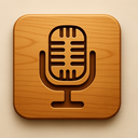 icon_food_microphone_wooden icon preview