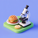 icon_food_microscope_3d_isometric icon preview
