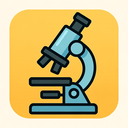 icon_food_microscope_cartoon icon preview