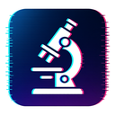 icon_food_microscope_digital_glitch icon preview