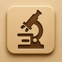 icon_food_microscope_embossed icon preview