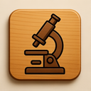 icon_food_microscope_wooden icon preview