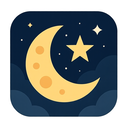 icon_food_moon_geometric icon preview