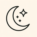 icon_food_moon_minimal_outline icon preview